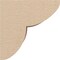 Ekena Millwork 5"W x 5"D x 5"H Wide Crestline Rough Cedar Woodgrain TimberThane Corbel, Primed Tan CORUR05X05X05CRERCPR - alternate 3